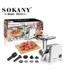 Electric Meat Grinder, Super Power 2500W, 3 in 1 Meat Grinder, Sausage Stuffer,