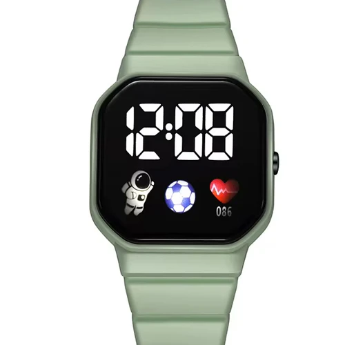 Student Digital Sports Wrist Watch with Touch Screen Band, Multiple Colors