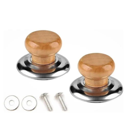 Universal Size Round Replacement Pot Lid Grip with Stainless Steel Base
