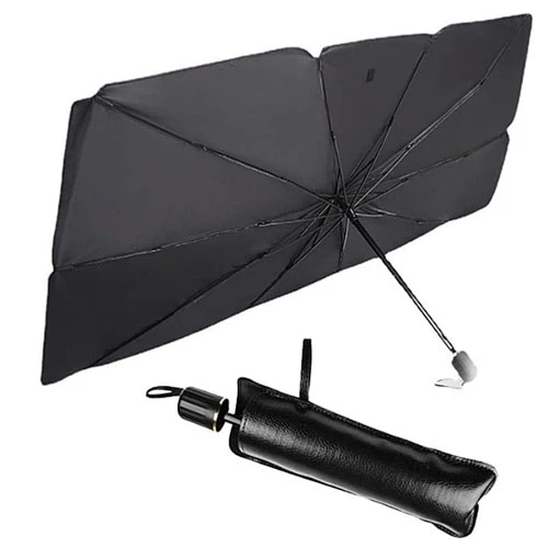 NC Foldable Car Windshield Sunshade, UV Blocking Car Sunshade Fits Most Cars