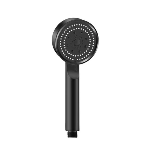Busstier Turbo High Pressure Handheld Shower Head with 5 Functions (Black)