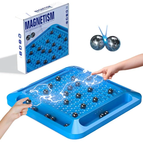 Magnetic Chess Set with Drana Stones, Cluster Board Games with Magnetic Rocks, M