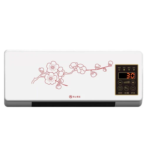 2 in 1 Mini Air Conditioner, Fast Heating and Cooling Air Curtain Fan, Indoor Co