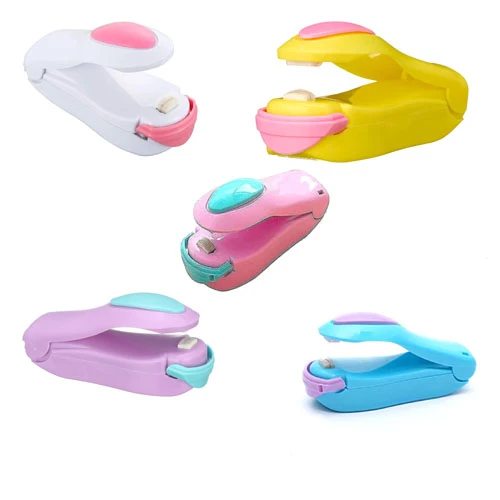 Small manual heat sealing machine for multi-color plastic bags