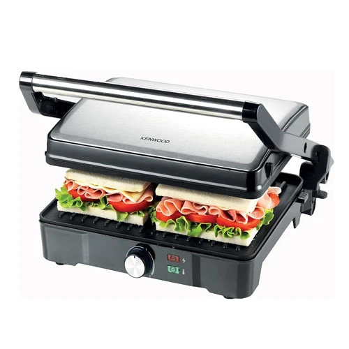 Kenwood Grill, 2000 Watts, Adjustable Grill Modes, Silver