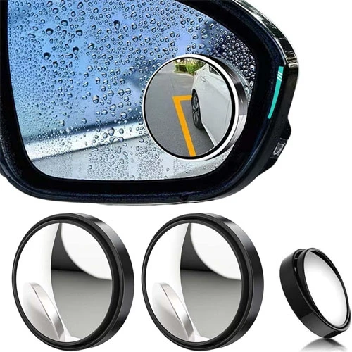 360 Degree Rotating Car Blind Spot Mirror HD Crystal Glass Wide Angle Side Mirro