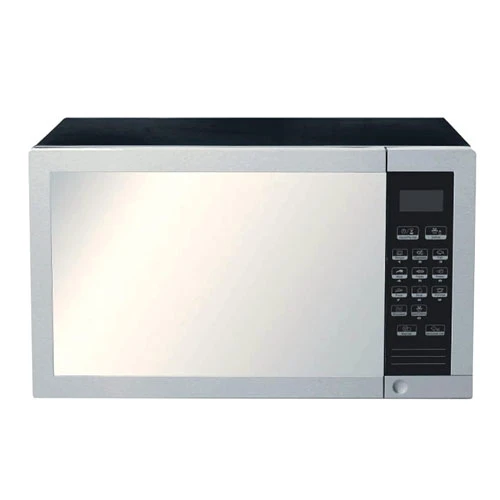 Sharp 34L 1100W Digital Stainless Steel Microwave Oven with Grill, Silver - R-77