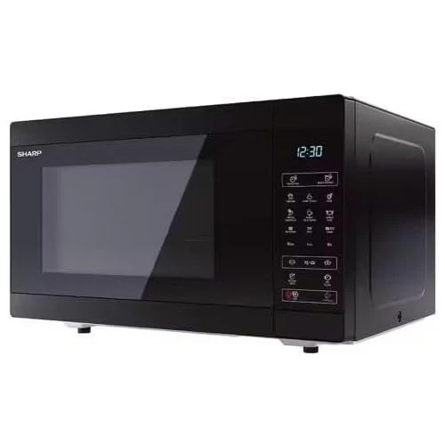Sharp 25L 900W 8-Cooking Menu Microwave with Grill, Black, R-250MGR-BK2