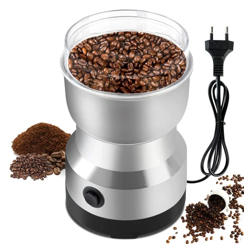300ml Multifunctional Electric Coffee Grinder, Four Stainless Steel Blades for P