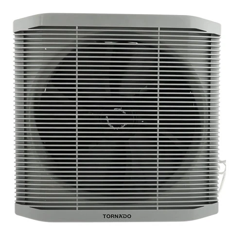 Tornado 30cm Bathroom Ventilation Fan with Privacy Mesh, Black and Grey, TVS-30B