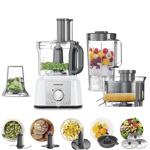 Kenwood MaliPro Express Food Processor - 1000 Watts - FDP65.750WH (Audi Warranty