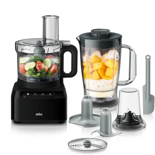 Braun Pureize Food Processor, Black, 800 Watts