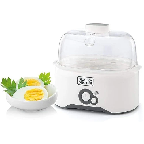 Black & Decker Egg Cooker - White, Holds 7 Plastic Eggs
