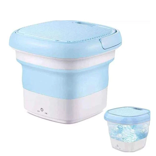Foldable washing machine, mini washing machine, ultrasonic washing machine, trav