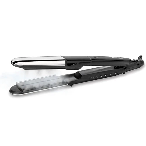BaByliss Shine Styler Steam Straightener, Fast Heating with 39mm Diamond Ceramic