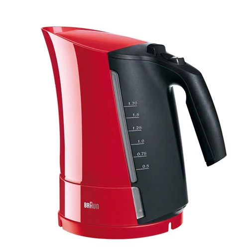 Braun Multiquick Kettle 2200W, 1.7L - Red